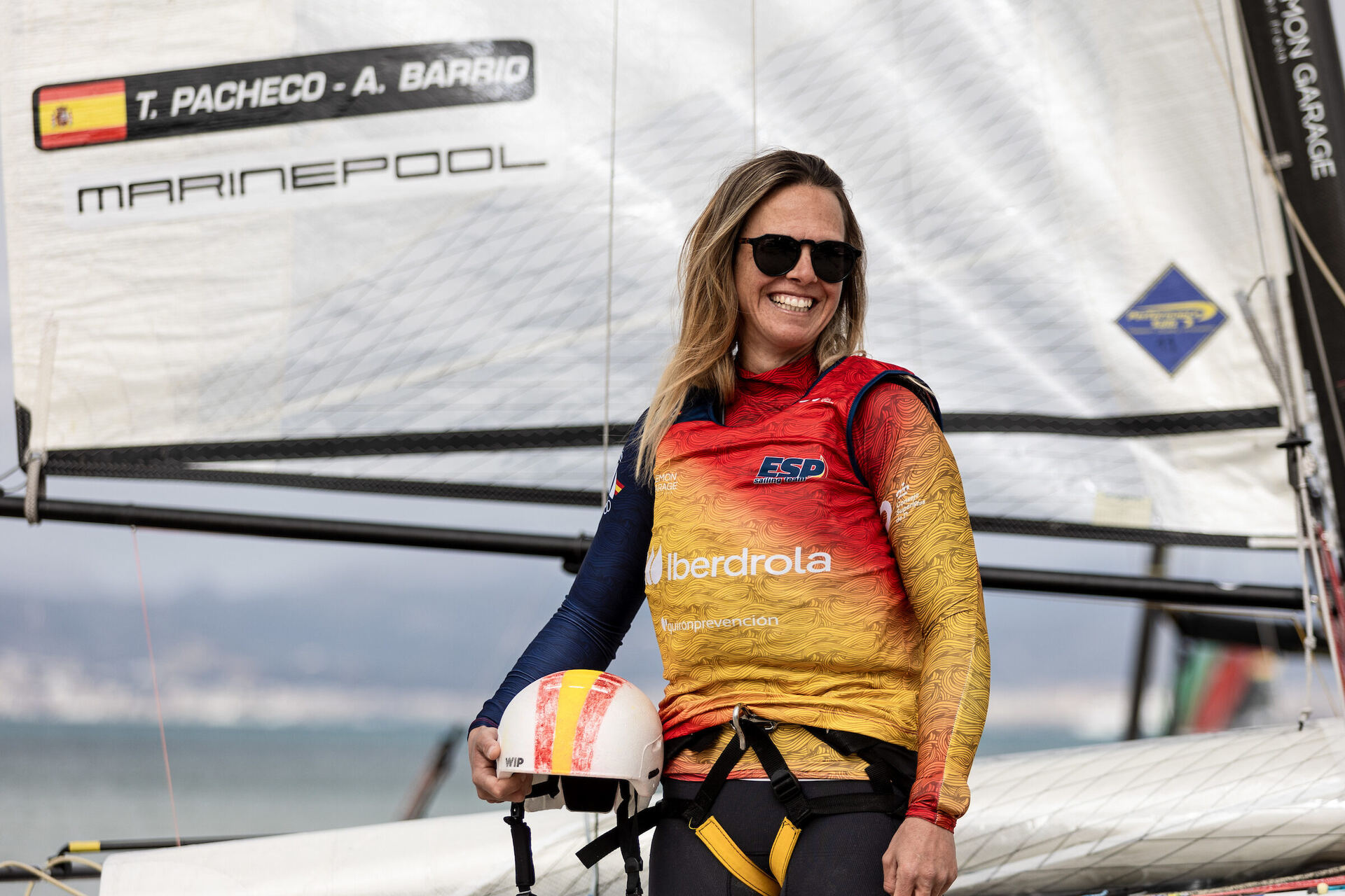 Tara Pacheco sailing